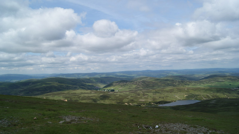 The view north from the top of Green Lowther, the highest point on the Estate